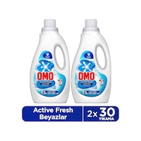 Omo Active Fresh Cold Power Beyazlar İçin Sıvı Deterjan 2 x 1500 ML Omo Active Fresh Cold Power Beyazlar İçin Sıvı Deterjan 2 x 1500 ML
