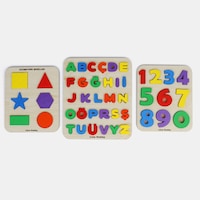 Ahşap Eğitici Puzzle Seti Türkçe Alfabe + Sayılar + Geometrik Şekiller 3lü Set Montessori Öğretici Set 1 Adet Ahşap Eğitici Puzzle Seti Türkçe Alfabe + Sayılar + Geometrik Şekiller 3lü Set Montessori Öğretici Set 1 Adet