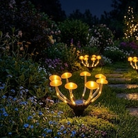 Güneş Enerjili Mantar 8 Led Solar Bahçe Lambası - Su Geçirmez Dış Mekan Peyzaj Aydınlatma Güneş Enerjili Mantar 8 Led Solar Bahçe Lambası - Su Geçirmez Dış Mekan Peyzaj Aydınlatma