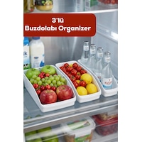 Porsima Org-49-p 3lü Çok Amaçlı Plastik Dolap Içi Düzenleyici Saklama Kutusu Organizer Sepet - Beyaz Porsima Org-49-p 3lü Çok Amaçlı Plastik Dolap Içi Düzenleyici Saklama Kutusu Organizer Sepet - Beyaz
