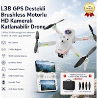 L38 Gps Destekli Brushless Motorlu Hd Kameralı Katlanabilir Drone 2.4ghz Wi-fi Canlı Görüntü Aktarımlı-1691 L38 Gps Destekli Brushless Motorlu Hd Kameralı Katlanabilir Drone 2.4ghz Wi-fi Canlı Görüntü Aktarımlı-1691