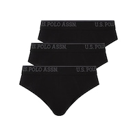 U.S. Polo Assn. - Erkek Siyah 3 Lü Slıp 90003 Siyah U.S. Polo Assn. - Erkek Siyah 3 Lü Slıp 90003 Siyah