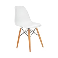 Seduna Eames Sandalye | Natural Ahşap Ayaklı Seduna Eames Sandalye | Natural Ahşap Ayaklı