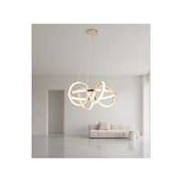 Sıla Eskitme Ledli Modern Avize Gold Sıla Eskitme Ledli Modern Avize Gold