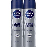 Nivea Men Silver Protect Erkek Sprey Deodorant 2 x 150 ML
