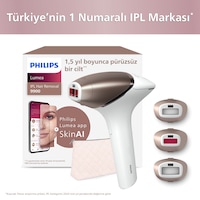 Philips BRI951/03 – 450.000 Atım Lazer Epilasyon Cihazı 4 akıllı başlık: Vücut, Yüz, Bikini,Koltuk Altı - Kablolu/Kablosuz - SkinAi, SmartSkin Philips BRI951/03 – 450.000 Atım Lazer Epilasyon Cihazı 4 akıllı başlık: Vücut, Yüz, Bikini,Koltuk Altı - Kablolu/Kablosuz - SkinAi, SmartSkin