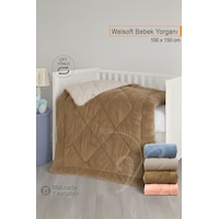 Lüks Welsoft Bebek Yorganı 100x150 Cm Çift Taraflı Kullanım Kuzu Tüyü Yumuşaklığı Lüks Welsoft Bebek Yorganı 100x150 Cm Çift Taraflı Kullanım Kuzu Tüyü Yumuşaklığı