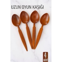 Uzun Oyun Kaşığı Halk Oyunu Kaşığı - Kına Kaşığı Uzun Saplı Zeybek Oyun Kaşığı 4 Adet Uzun Oyun Kaşığı Halk Oyunu Kaşığı - Kına Kaşığı Uzun Saplı Zeybek Oyun Kaşığı 4 Adet