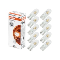 12v T10 W5w Dipsiz Park Gösterge Plaka Ampulü 10 Adet Osram 2825