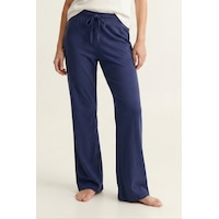 Elemge %100 Pamuk Süprem Kadın Pijama Altı Bol Kalıp Compact Penye Lacivert Geniş Paça Ipli Terletmez Alt Cepsiz Açık Lacivert Elemge %100 Pamuk Süprem Kadın Pijama Altı Bol Kalıp Compact Penye Lacivert Geniş Paça Ipli Terletmez Alt Cepsiz Açık Lacivert