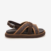 Kemal Tanca Kadın Sandalet 5514 Kahve Süet Kemal Tanca Kadın Sandalet 5514 Kahve Süet