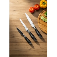 Bernardo Blade 3 Parça Gurme Fileto Seti Siyah - Gümüş Bernardo Blade 3 Parça Gurme Fileto Seti Siyah - Gümüş