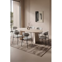 Hopilon Traverten 90x168 Mdf Masa, Mdf X Ayak, Metal Polo Sandalye, 6 Kişilik Mutfak Masası Takımı Ve Yemek Masası Takımı Gri Hopilon Traverten 90x168 Mdf Masa, Mdf X Ayak, Metal Polo Sandalye, 6 Kişilik Mutfak Masası Takımı Ve Yemek Masası Takımı Gri