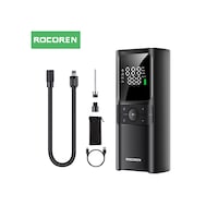 Rocoren 150psı 4000mah Şarjlı Taşınabilir Hava Pompası Araç Lastik, Bisiklet, Top Şişirme Powerbank+led Lamba+lcd Ekran Rocoren 150psı 4000mah Şarjlı Taşınabilir Hava Pompası Araç Lastik, Bisiklet, Top Şişirme Powerbank+led Lamba+lcd Ekran