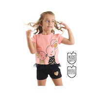 Sevimli Fare Kız Çocuk T-Shirt Şort Takım Sevimli Fare Kız Çocuk T-Shirt Şort Takım