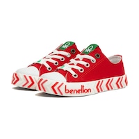 United Colors Of Benetton Benetton 6592 Filet Çocuk Spor Ayakkabı Kırmızı United Colors Of Benetton Benetton 6592 Filet Çocuk Spor Ayakkabı Kırmızı