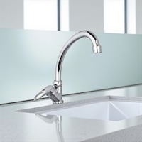 Aç Kapa Tek Su Girişli Lavabo Mutfak Bataryası Tekli Mix Musluk Krom Aç Kapa Tek Su Girişli Lavabo Mutfak Bataryası Tekli Mix Musluk Krom
