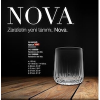 Paşabahçe 420154 Nova Bardak 310 CC 3'lü Paşabahçe 420154 Nova Bardak 310 CC 3'lü