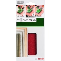 Bosch - Titreşimli Zımpara Kağıdı 10'Lu. 93 X 185 Mm 80 Kum 8 Del 2609256A82 Bosch - Titreşimli Zımpara Kağıdı 10'Lu. 93 X 185 Mm 80 Kum 8 Del 2609256A82