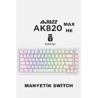 Ak820 Max He Kablolu Mekanik Oyun Klavyesi, Rapid Trigger, Rgb Aydınlatma, Hall Effect Ak820 Max He Kablolu Mekanik Oyun Klavyesi, Rapid Trigger, Rgb Aydınlatma, Hall Effect