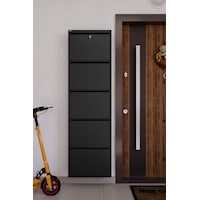Ceha Kilitli 5'li Metal Ayakkabılık - Siyah K.AYK-5 /AB9005/KL Ceha Kilitli 5'li Metal Ayakkabılık - Siyah K.AYK-5 /AB9005/KL