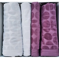 Özdilek Cırcular Mürdüm-gri Best Set Hamam Takımı Mürdüm Özdilek Cırcular Mürdüm-gri Best Set Hamam Takımı Mürdüm