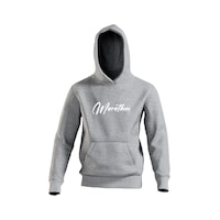 Blackjack Giyim Unisex Baskılı Oversize Kapşonlu Sweatshirt Gri-marathon Blackjack Giyim Unisex Baskılı Oversize Kapşonlu Sweatshirt Gri-marathon