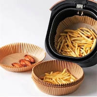 50 Adet Airfryer Pişirme Kağıdı Hava Fritözü Tek Kullanımlık 50 Adet Airfryer Pişirme Kağıdı Hava Fritözü Tek Kullanımlık