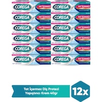 Corega Tat İçermez Yapıştırıcı Krem 12 x 40 G Corega Tat İçermez Yapıştırıcı Krem 12 x 40 G