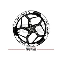 Honda Pcx Jant Şeridi Geniş Sticker Dıştan İçe Kaliteli Yüksek Yapışkanlı Sticker Beyaz Honda Pcx Jant Şeridi Geniş Sticker Dıştan İçe Kaliteli Yüksek Yapışkanlı Sticker Beyaz