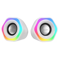 Mıkado Md-176 2.0 3w 2 Beyaz Rgb Aydınlatmalı Usb + 3.5mm Usb 5v Mıkado Md-176 2.0 3w 2 Beyaz Rgb Aydınlatmalı Usb + 3.5mm Usb 5v
