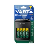 Varta 57687 LCD Plug Pil Şarj Cihazı + Varta 2100 mAh Pil 4'lü