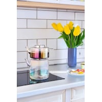 Tobby Luster Brosilikat Çaydanlık 1.1l+1.75l Tobby Luster Brosilikat Çaydanlık 1.1l+1.75l