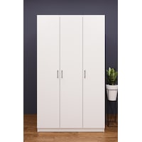 Asra Trend 3 Kapaklı Gardırop G-01 %100 MDF Geniş Hacimli Elbise Dolabı Beyaz Asra Trend 3 Kapaklı Gardırop G-01 %100 MDF Geniş Hacimli Elbise Dolabı Beyaz