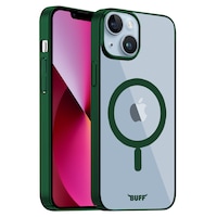 Apple Uyumlu iPhone Buff 13 Magsafe Slim Fit Kılıf Dark Green Apple Uyumlu iPhone Buff 13 Magsafe Slim Fit Kılıf Dark Green