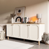 1700 Monza 180 Cm Membran Mdf Kapaklı Bohem Konsol Sepet-beyaz 1700 Monza 180 Cm Membran Mdf Kapaklı Bohem Konsol Sepet-beyaz