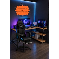Oyuncu Masası + Oyuncu Koltuğu Takımı, L Masa Ve Ledli Sandalye Seti, Raflı Masa, Gaming Masası, Gaming Sandalyesi-7 Diğer Oyuncu Masası + Oyuncu Koltuğu Takımı, L Masa Ve Ledli Sandalye Seti, Raflı Masa, Gaming Masası, Gaming Sandalyesi-7 Diğer