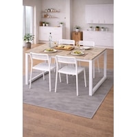 5'li Mutfak Masa Takımı, 4 Sandalye Ve 1 Masa, Yemek Odası, Bahçe Takımı, 4 Kişilik, Metal Ayaklı Masa: Merkür/beyaz - Sandalye: Beyaz 5'li Mutfak Masa Takımı, 4 Sandalye Ve 1 Masa, Yemek Odası, Bahçe Takımı, 4 Kişilik, Metal Ayaklı Masa: Merkür/beyaz - Sandalye: Beyaz
