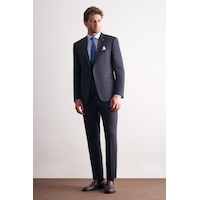 İmza Lacivert Mono Yaka Yelekli 6 Drop Slim Fit Tam Astar Esnek Takım Elbise 1001260186 Basic Lacivert İmza Lacivert Mono Yaka Yelekli 6 Drop Slim Fit Tam Astar Esnek Takım Elbise 1001260186 Basic Lacivert