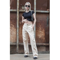 Madmext Bej Straight Fit Kargo Pantolon Mg1601-bej Bej Madmext Bej Straight Fit Kargo Pantolon Mg1601-bej Bej