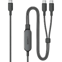 Anker 140w 2-in-1 Usb-c To Usb-c Şarj Kablosu Siyah Anker 140w 2-in-1 Usb-c To Usb-c Şarj Kablosu Siyah