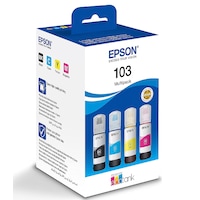 Epson 103 4 Renk Mürekkep Seti Siyah, Mavi, Kırmızı, Sarı - L3110 L3150 L3250 L3251 L1110 Yazıcı Uyumlu Epson 103 4 Renk Mürekkep Seti Siyah, Mavi, Kırmızı, Sarı - L3110 L3150 L3250 L3251 L1110 Yazıcı Uyumlu