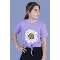 Toontoy Kids Toontoy Kız Çocuk Papatya Desenli Tişört Lila Toontoy Kids Toontoy Kız Çocuk Papatya Desenli Tişört Lila