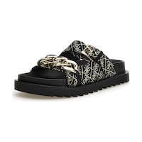 Black Platino Kadın Guess Footwear Dress Kadın Sandalet FL6FATFAL Black Platino Kadın Guess Footwear Dress Kadın Sandalet FL6FATFAL