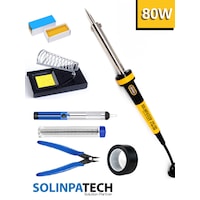 Solinpatech 80w Profesyonel Resistörlü Kalem Havya Pasta Lehim Teli Bant Stand Lehim Pompası Yankeski Lehim Makinesi Seti Ful Set Solinpatech 80w Profesyonel Resistörlü Kalem Havya Pasta Lehim Teli Bant Stand Lehim Pompası Yankeski Lehim Makinesi Seti Ful Set