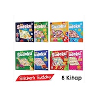 Stickerlı Sudoku Seti (8 KİTAP, 700 ADET STİCKER) Stickerlı Sudoku Seti (8 KİTAP, 700 ADET STİCKER)