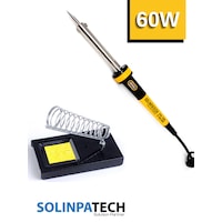 Solinpatech 60w Profesyonel Yüksek Sıcaklığa Dayanıklı Resistörlü Kalem Havya Ve Stant Solinpatech 60w Profesyonel Yüksek Sıcaklığa Dayanıklı Resistörlü Kalem Havya Ve Stant