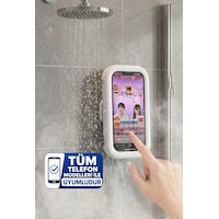 Su Geçirmez Duş İçi Telefon Kabı Suya Dayanıklı Hareketli Telefon Tutucu Banyo Standı 19 cm Su Geçirmez Duş İçi Telefon Kabı Suya Dayanıklı Hareketli Telefon Tutucu Banyo Standı 19 cm