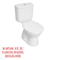 VitrA Norm Alttan Çıkış Klozet+Rezervuar Beyaz 3208L003-0181