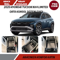 Hyundai Tuscon Orta Kolçak İçi Düzenleyici - model yılı 2026 ıle de uyumlu Hyundai Tuscon Orta Kolçak İçi Düzenleyici - model yılı 2026 ıle de uyumlu